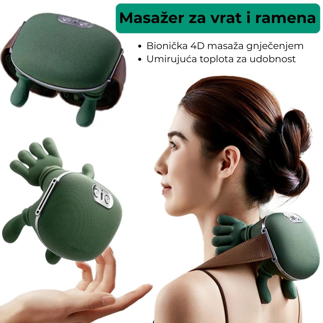 Bionički 4D masažer za vrat